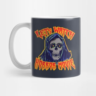 Lets Watch Horror Movie ( Creepy Halloween Vibe ) Mug